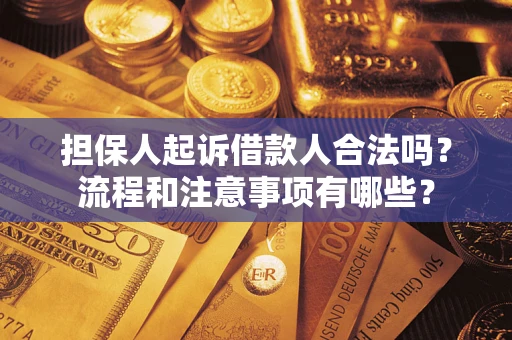北京担保人起诉借款人合法吗？流程和注意事项有哪些？