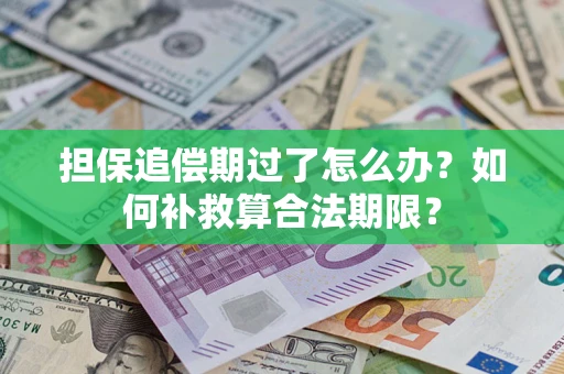北京担保追偿期过了怎么办？如何补救算合法期限？