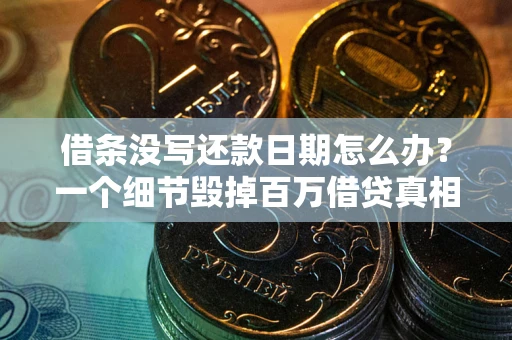 北京借条没写还款日期怎么办？一个细节毁掉百万借贷真相