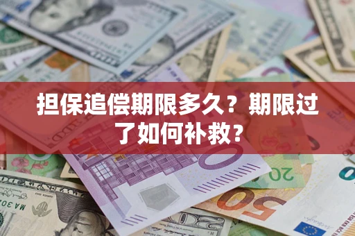 北京担保追偿期限多久？期限过了如何补救？
