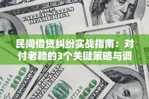 北京民间借贷纠纷实战指南：对付老赖的3个关键策略与调解盲区解析