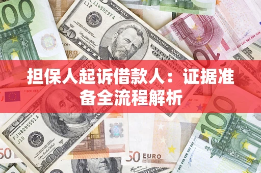 北京担保人起诉借款人：证据准备全流程解析