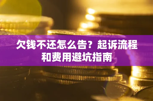 北京欠钱不还怎么告？起诉流程和费用避坑指南