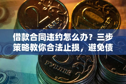 北京借款合同违约怎么办？三步策略教你合法止损，避免债务危机升级